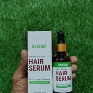 nnsaei Smooth and Silky Hair Serum for Frizz Control, Shiny Hair 50ml