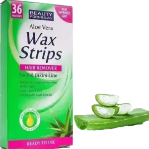 Beauty Formulas Hair Removal Face and Bikini Line 36 Wax Strips