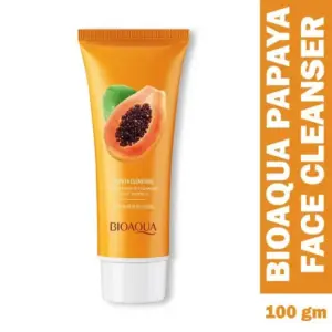 BIOAQUA Papaya Moisturizing Shrink Pore Face Wash Foam Facial Cleanser -100gm
