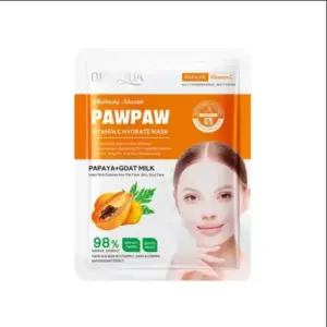BIOAQUA PawPaw Vitamin C Hydrate Sheet Mask.