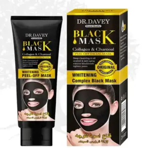 Dr. Davey Collagen & Charcoal Peel Off Facial Black Mask