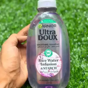 Garnier Ultra Doux Rice Water Infusion and Starch Smoothing Shampoo for Long Hair
