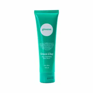 Groome Green Clay Oil Control Face Wash Size: 100ml