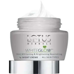 LOTUS HERBALS WHITEGLOW Skin Whitening and Brightening Nourishing Night Crème 40g