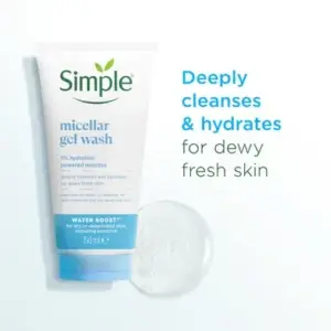 Simple Water Boost Micellar Facial Gel Wash Size: 150ml