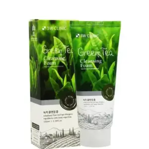 3W Clinic Green Tea Foam Cleansing 100ml