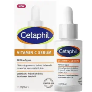 Cetaphil All Skin Types Vitamin C Serum 1 fl oz 30 ml ...