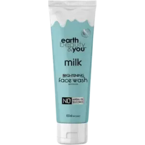 Earth Beauty & You Milk Brightening Face Wash Size: 100ml