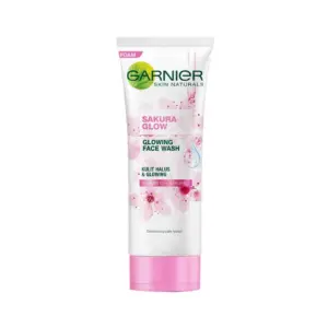 Garnier Sakura Glow Glowing Face Wash Facial Cleanser Size: 100ml