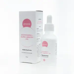 Groome Glutathione + Alpha Arbutin +HA Brightening Serum Size: 30ml
