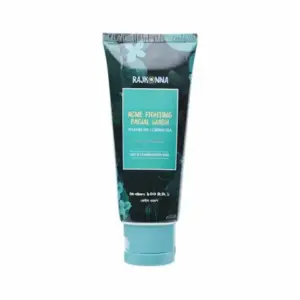 Rajkonna Acne Fighting Facial Wash With Jojoba Beads Size: 100ml