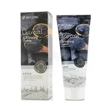 3W Clinic Charcoal Cleansing Foam