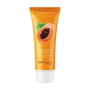 BIOAQUA Papaya Moisturizing Shrink Pore Face Wash Foam Facial Cleanser 100g