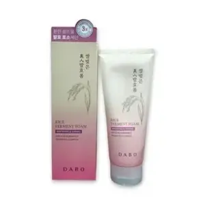 Dabo Whitening and Shining Rice Ferment Foam Face Wash 180ml