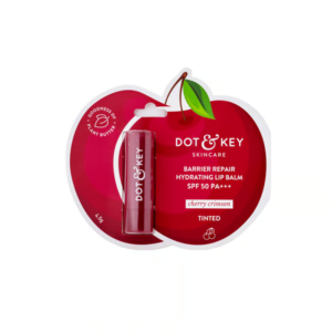 Dot & Key SPF 50+ Barrier Repair Hydrating Cherry Crimson Tinted Lip Balm 4.5g •