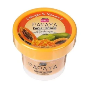 Papaya Facial Scrub Collagen & Vitamin E 10a0ml Beauty
