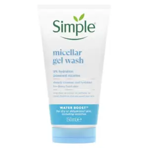 Simple Water Boost Micellar Facial Gel Wash - 150ml