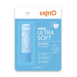 skin’O Ultra Soft Lip Balm SPF 15 Menthol Size: 4 g
